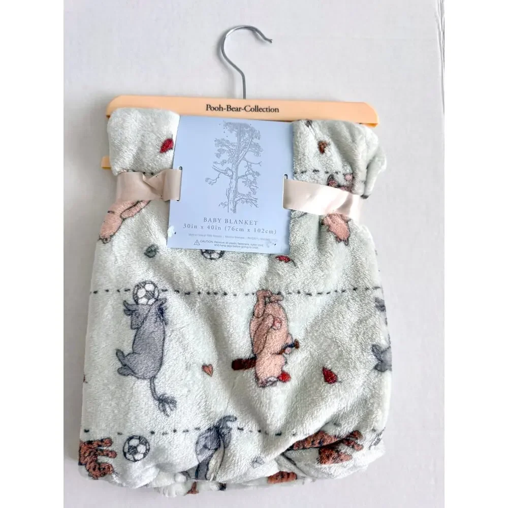 New Pooh Bear Collection Winnie The Pooh Sports Baby Blanket 30